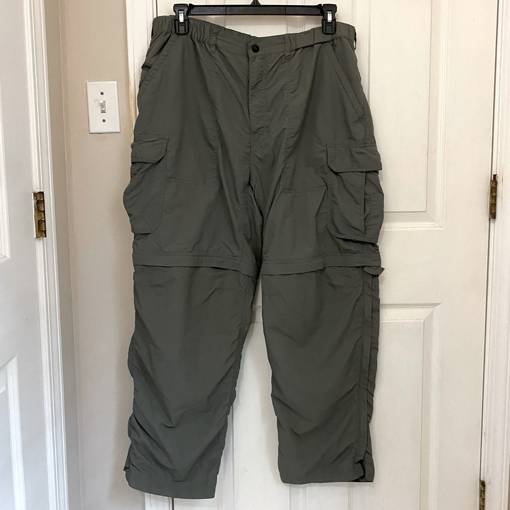 REI Co-Op Sahara Convertible Hiking Loose Fit Cargo Pants in Grey